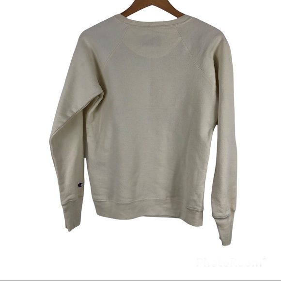 PLUS POWERBLEND FLEECE BOYFRIEND CREW, SCRIPT LOGO SIZE S - Picture 2 of 8